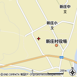 岡山県真庭郡新庄村1998周辺の地図