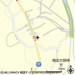 京都府福知山市三和町友渕607-1周辺の地図