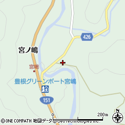 愛知県北設楽郡豊根村坂宇場上地1周辺の地図