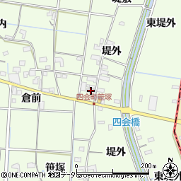愛知県愛西市下一色町宮内30周辺の地図