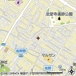 滋賀県東近江市佐野町591-5周辺の地図
