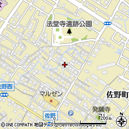滋賀県東近江市佐野町618-4周辺の地図