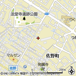 滋賀県東近江市佐野町624-2周辺の地図