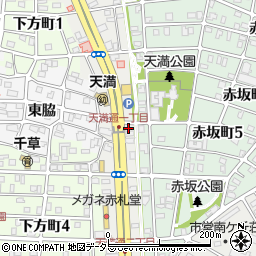 愛知県名古屋市千種区天満通1丁目53周辺の地図