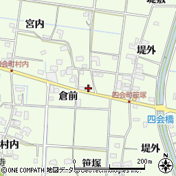 愛知県愛西市下一色町宮内100周辺の地図