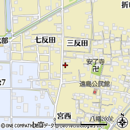 愛知県あま市七宝町遠島三反田675周辺の地図