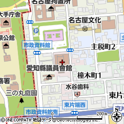 愛知県名古屋市東区上竪杉町周辺の地図
