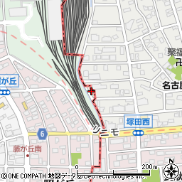 愛知県名古屋市名東区朝日が丘134周辺の地図