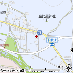兵庫県丹波市氷上町下新庄748周辺の地図