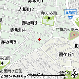 愛知県名古屋市千種区赤坂町4丁目71周辺の地図
