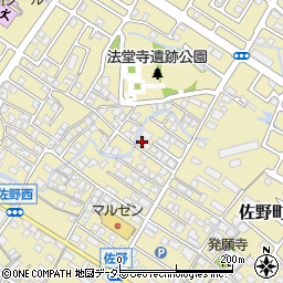 滋賀県東近江市佐野町618-3周辺の地図