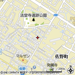 滋賀県東近江市佐野町621周辺の地図