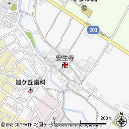 安生寺周辺の地図