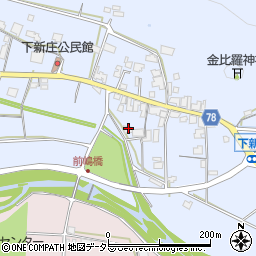 兵庫県丹波市氷上町下新庄855周辺の地図