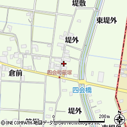 愛知県愛西市下一色町堤外3周辺の地図
