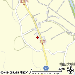 京都府福知山市三和町友渕511周辺の地図