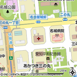 名古屋簡易裁判所　訴訟受付係周辺の地図