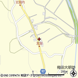 京都府福知山市三和町友渕606-1周辺の地図