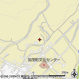 岡山県津山市加茂町塔中385周辺の地図