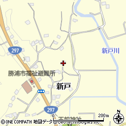 千葉県勝浦市新戸252周辺の地図