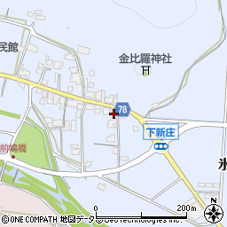 兵庫県丹波市氷上町下新庄754周辺の地図