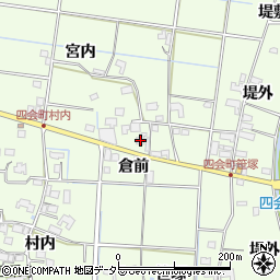 愛知県愛西市下一色町宮内108周辺の地図