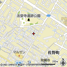 滋賀県東近江市佐野町622-2周辺の地図
