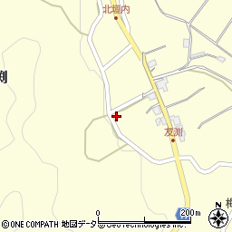 京都府福知山市三和町友渕518-2周辺の地図