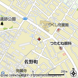 滋賀県東近江市佐野町391-7周辺の地図