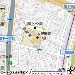 幅下小学校周辺の地図