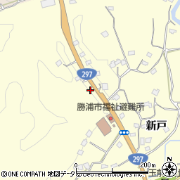 千葉県勝浦市新戸289周辺の地図