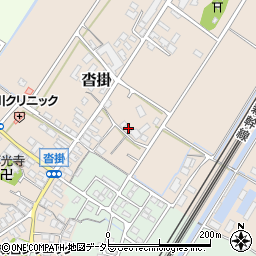 滋賀県愛知郡愛荘町沓掛121周辺の地図