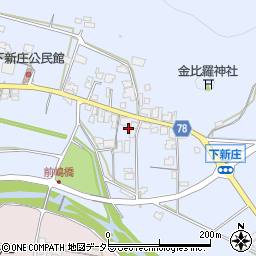兵庫県丹波市氷上町下新庄851周辺の地図