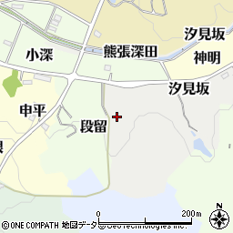 愛知県長久手市阿畑周辺の地図
