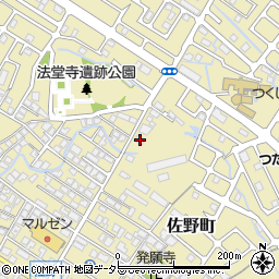 滋賀県東近江市佐野町544-1周辺の地図