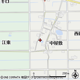 愛知県愛西市戸倉町中屋敷109周辺の地図
