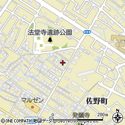 滋賀県東近江市佐野町547-5周辺の地図