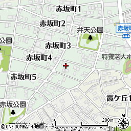 愛知県名古屋市千種区赤坂町4丁目43周辺の地図