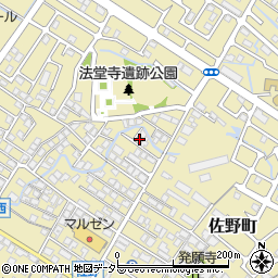 滋賀県東近江市佐野町622-4周辺の地図