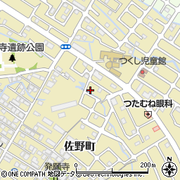 滋賀県東近江市佐野町391-2周辺の地図