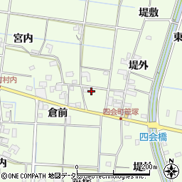 愛知県愛西市下一色町宮内40周辺の地図