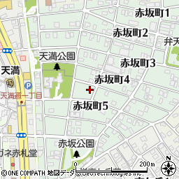 愛知県名古屋市千種区赤坂町4丁目84-2周辺の地図