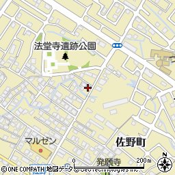 滋賀県東近江市佐野町547-4周辺の地図