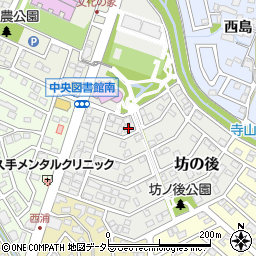 愛知県長久手市坊の後204周辺の地図