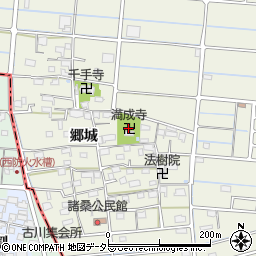 満成寺周辺の地図