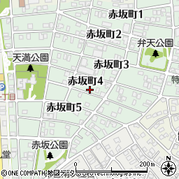 愛知県名古屋市千種区赤坂町4丁目63周辺の地図