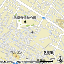 滋賀県東近江市佐野町547-6周辺の地図