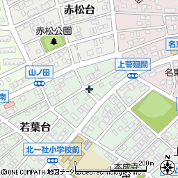 愛知県名古屋市名東区若葉台801周辺の地図