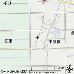 愛知県愛西市戸倉町中屋敷117周辺の地図