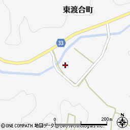 愛知県豊田市東渡合町周辺の地図